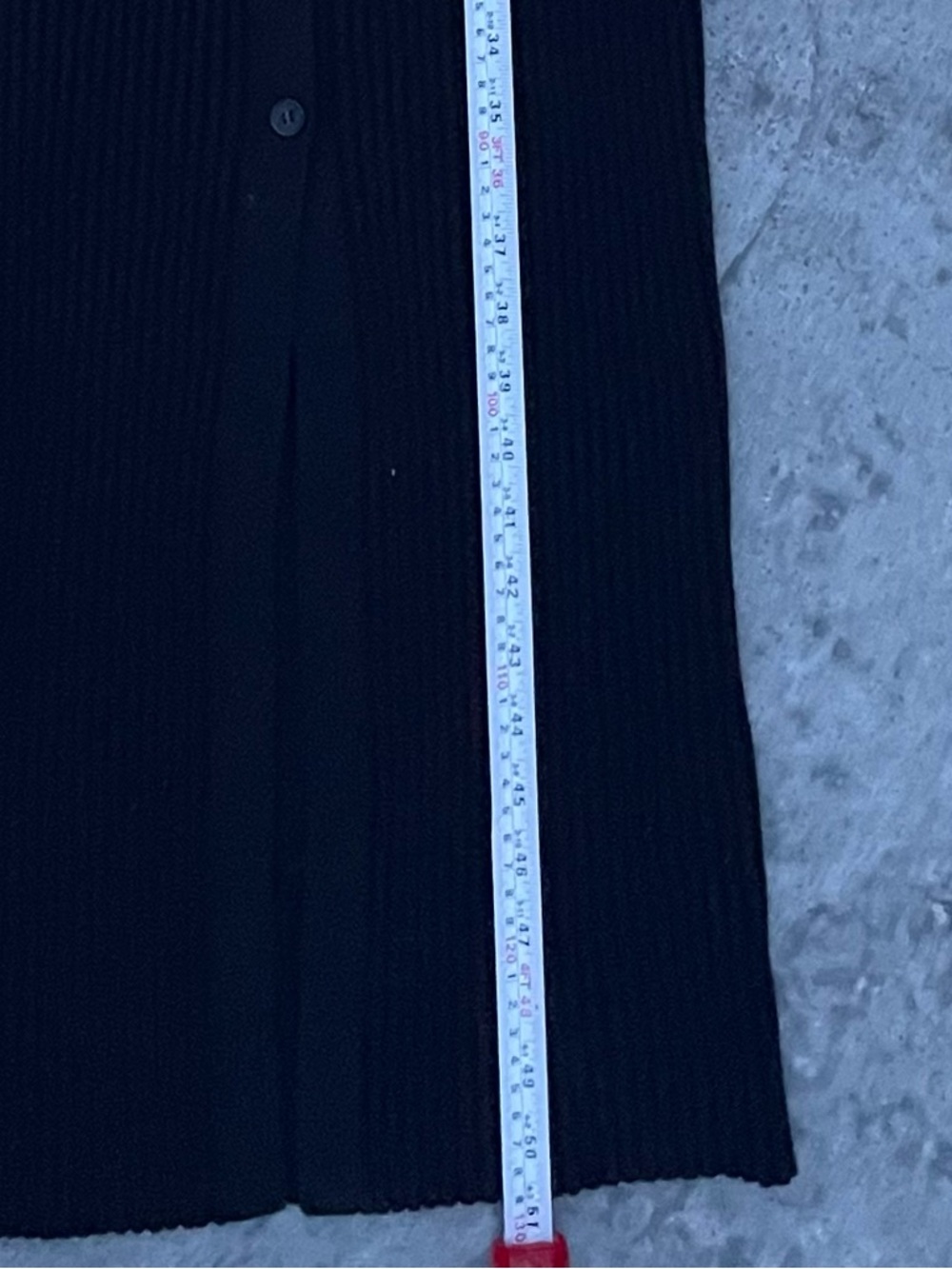 COS Ribbed Knit Button Front Maxi Dress Black Minimalist Sleeveless Small - Picture 8 of 10